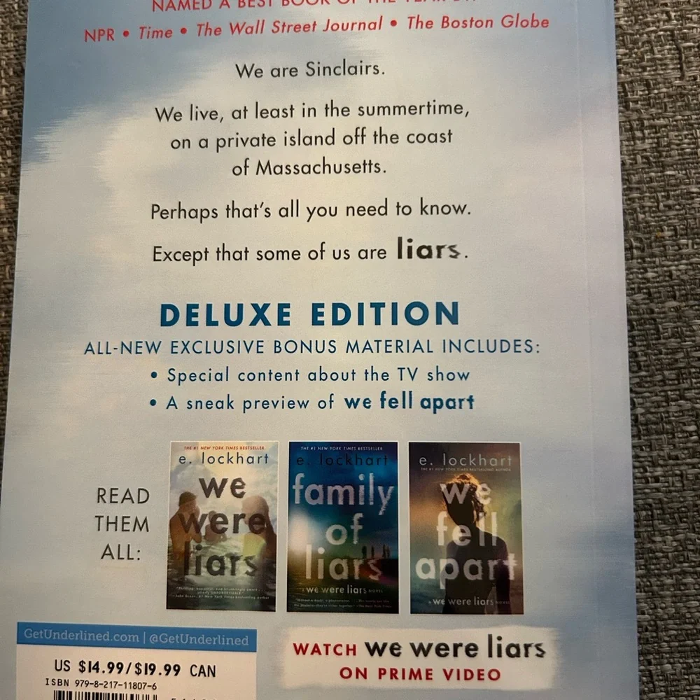 We Were Liars Deluxe Ed Book - Picture 2 of 4